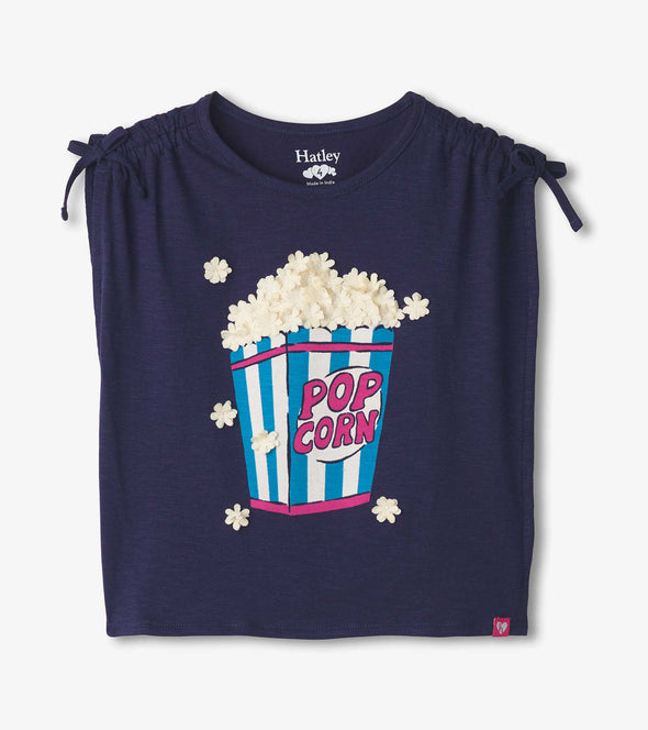 Hatley Popcorn Cinched Shoulder Graphic Top