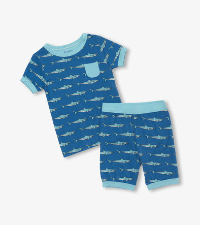 Hatley Shark Tank Bamboo Short Pyjamas