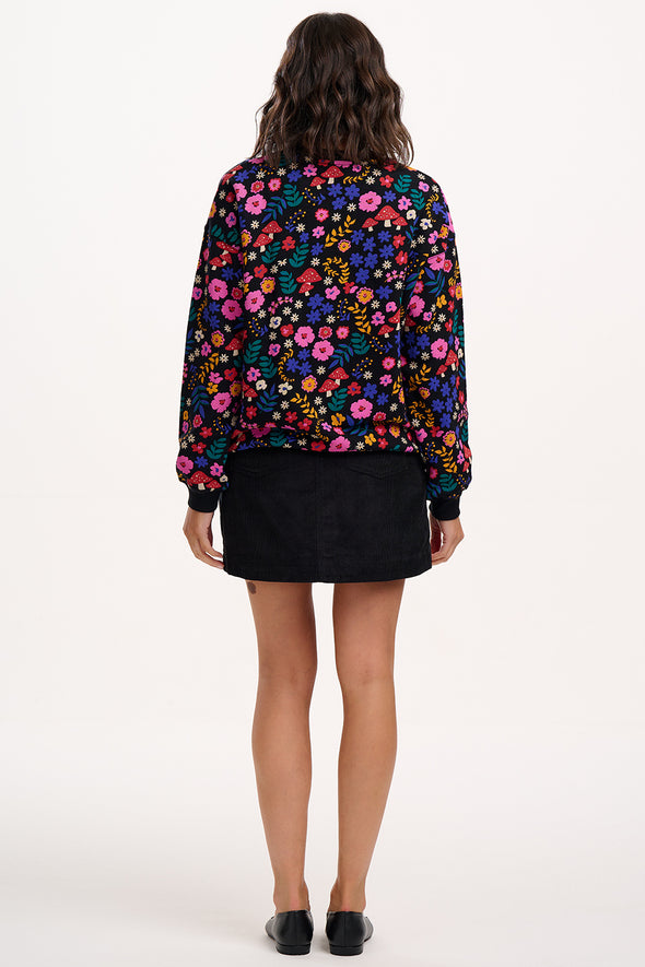 Sugarhill Brighton Noah Black/Multicoloured Toadstool Sweatshirt
