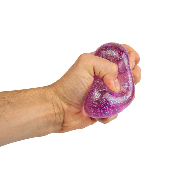 Schylling NeeDoh Glitter and Glow Nice Cube