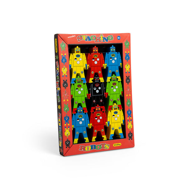 Bigjigs Wooden Stacking Robots
