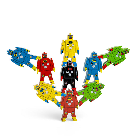 Bigjigs Wooden Stacking Robots