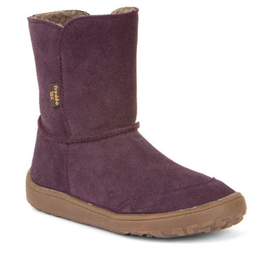 Froddo Purple Barefoot Waterproof Suede Boots