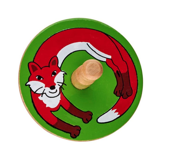 Lanka Kade Fox Wooden Spinning Top