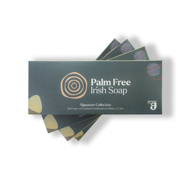 Palm Free Irish Soap Gift Pack of 3 Handmade Soaps