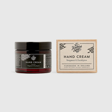 The Handmade Soap Company Bergamot and Eucalyptus Hand Cream Jar