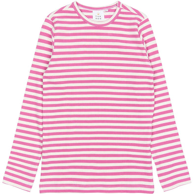 The New Ibis Rose Stripe Moore Long Sleeved Rib Top