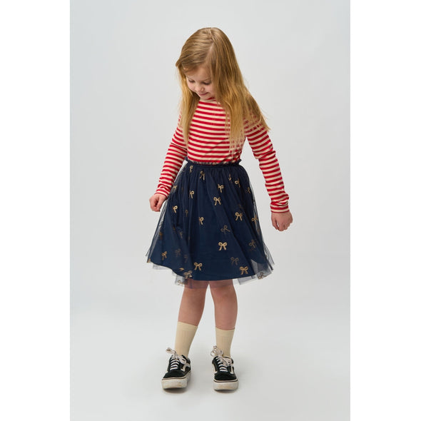 The New Ski Patrol Stripe Moore Long Sleeved Rib Top