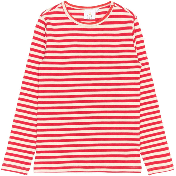 The New Ski Patrol Stripe Moore Long Sleeved Rib Top