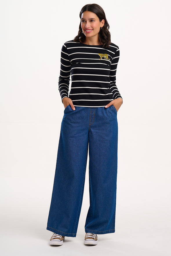 Sugarhill Brighton Immy Deep Blue Denim Trousers