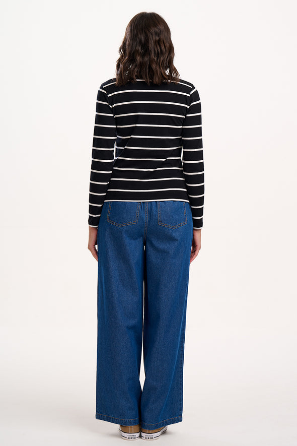 Sugarhill Brighton Immy Deep Blue Denim Trousers