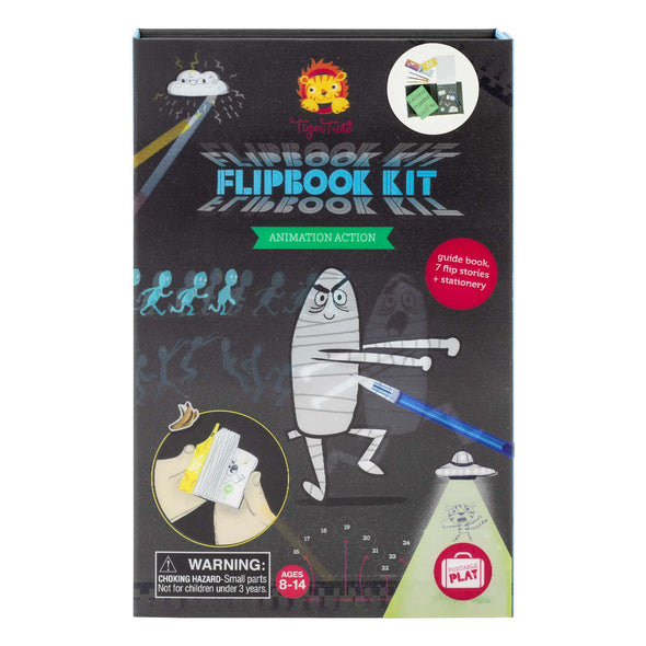 Tiger Tribe Flip Book Kit Animation Action