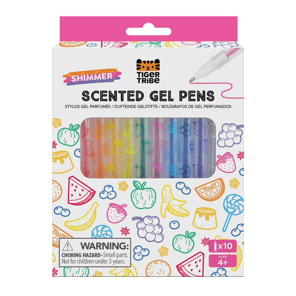 Tiger Tribe Shimmed Scented Gel Pens
