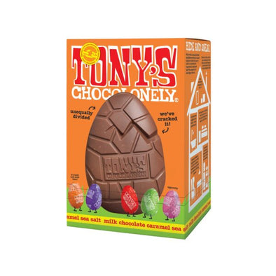 Tony's Chocolonely Milk Caramel Sea Salt Easter Egg