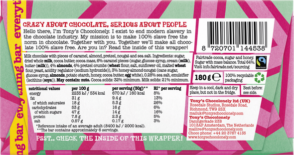 Tony's Chocolonely Everything Bar