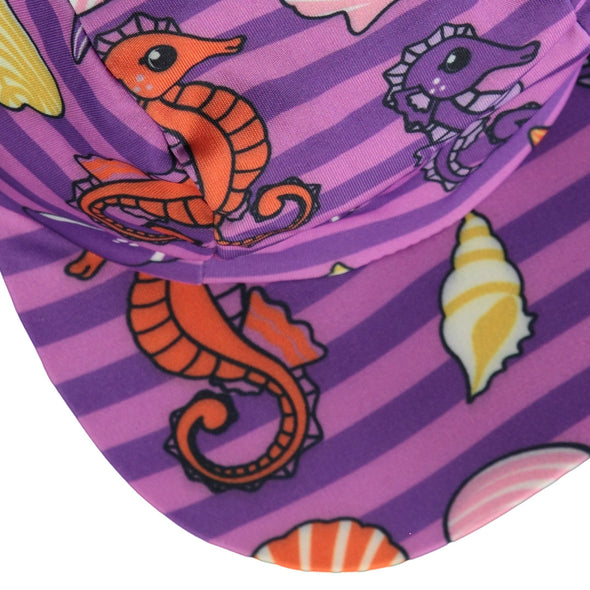Småfolk Spring Pink Seahorses UV50 Swim Hat