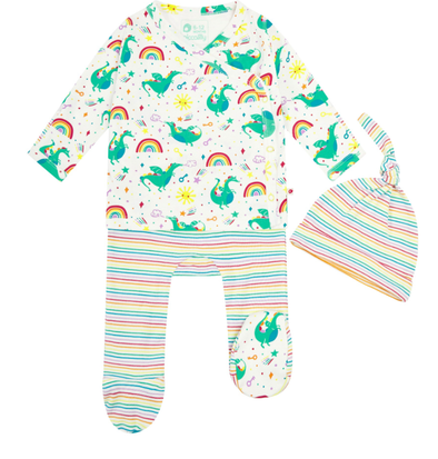 Piccalilly Baby Dragon 3 Piece Baby Set