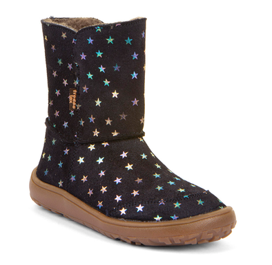 Froddo Black Stars Barefoot Waterproof Tex Suede Boots