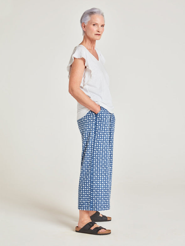 Thought Clementine Navy Jersey Culottes
