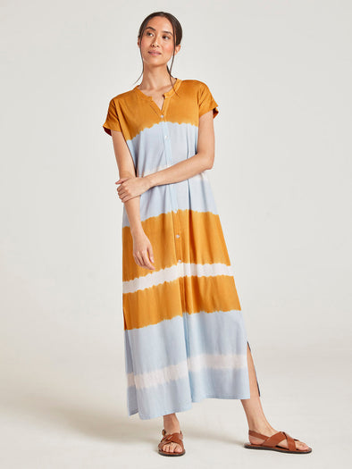Thought Tie-Die T-Shirt Maxi Dress