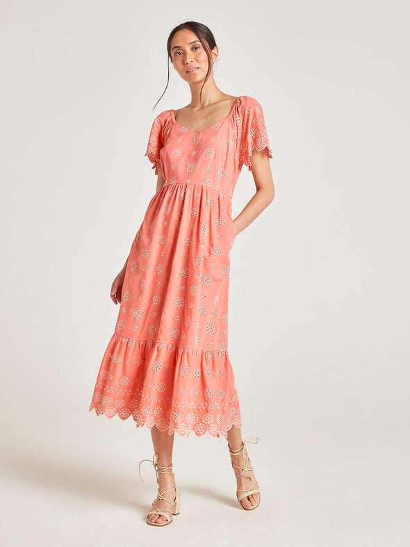 Thought Andrina Cotton Broderie Dress