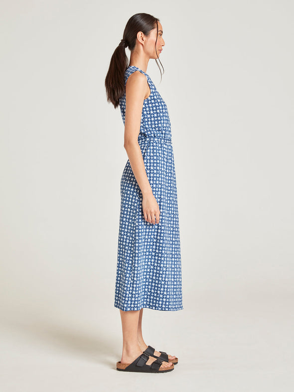Thought Clementine Navy Jersey Wrap Dress