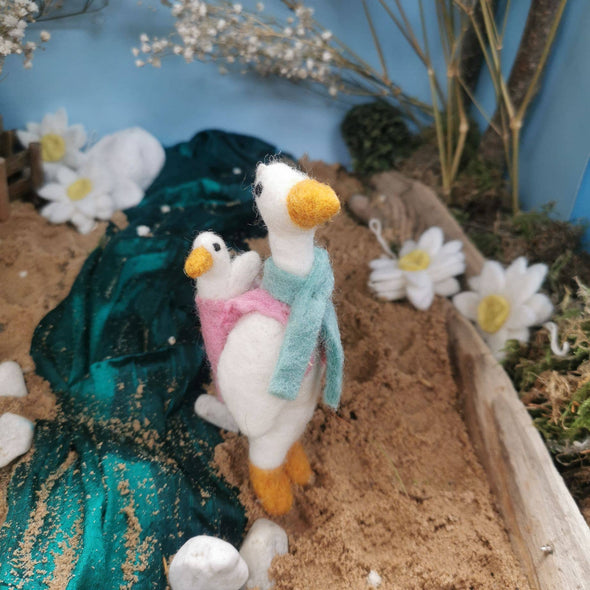 Felt So Good - Handmade Felt Mother Goose Hanging Decoration