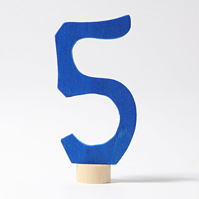 Grimms Decorative Numbers - 5