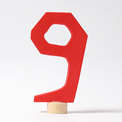 Grimms Decorative Numbers - 9