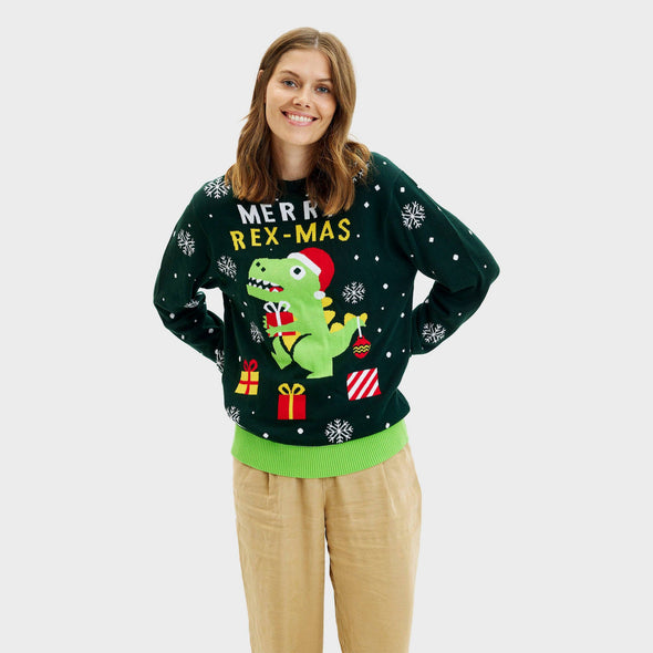 Happy Seasons Women's Sweet Christmas dino
