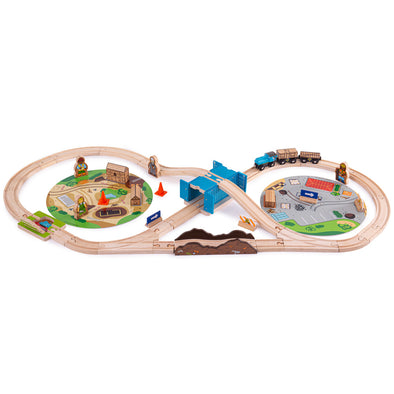 BigJigs Construction Train Set