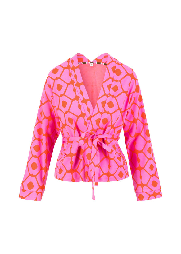 Blutsgeschwister Loving Kiss Pink Cardymono Wrap Cardigan