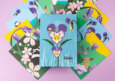 Pawpear Fiáin (Wild) Greeting Cards With Envelope Set