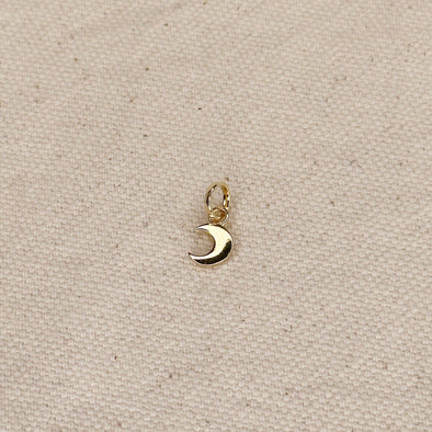 GoldFi Gold Fill Mini Crescent Moon Charm