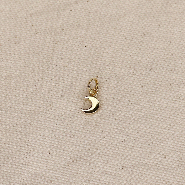 GoldFi Gold Fill Mini Crescent Moon Charm