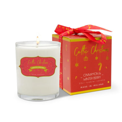 Celtic Candles Cinnamon & Winter Berries Candle