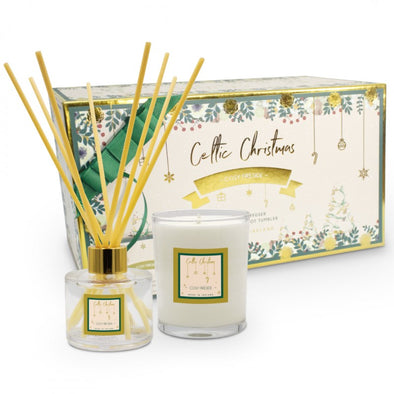 Celtic Candles Cosy Fireside Mini  Gift Set