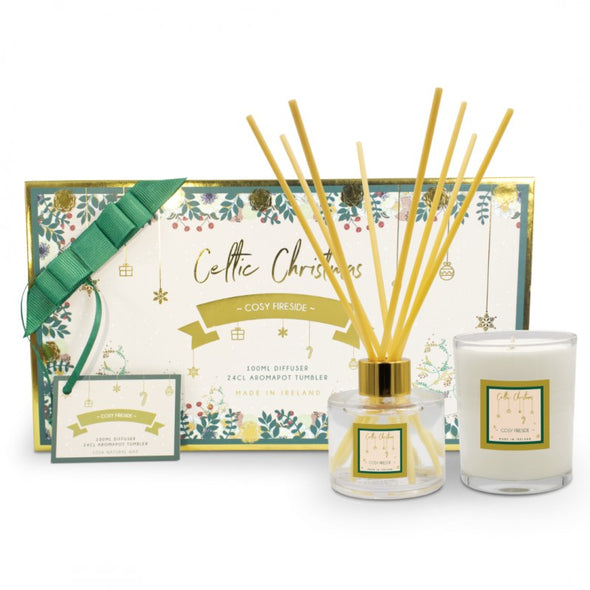 Celtic Candles Cosy Fireside Mini  Gift Set