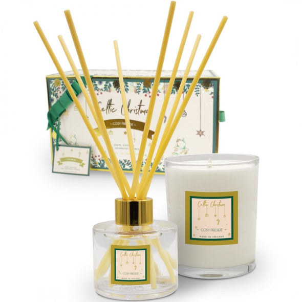 Celtic Candles Cosy Fireside Mini  Gift Set