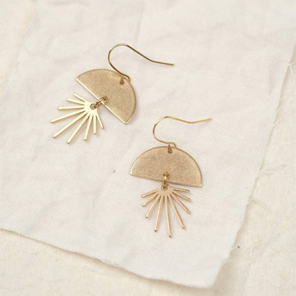 Brasscake Fern Earrings