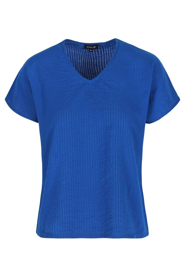 Lily-Balou Snorkel Blue Eliana Organic Cotton Short Sleeved Top