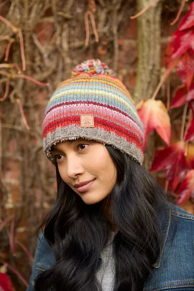 Pachamama Women's Seville Bobble Beanie