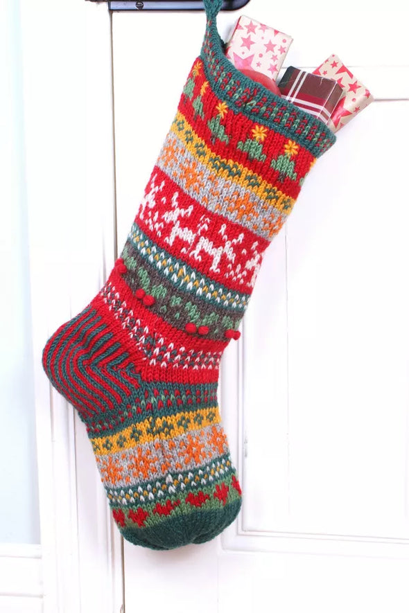 Pachamama Reindeer Christmas Stocking