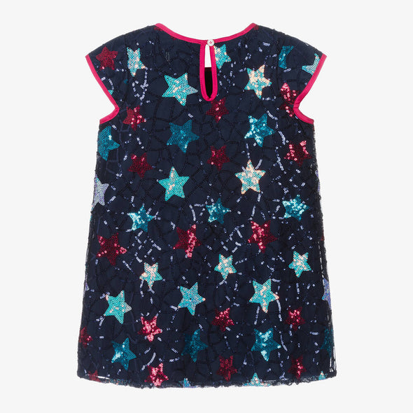 Hatley Starry Sky Cap Sleeve Party Dress