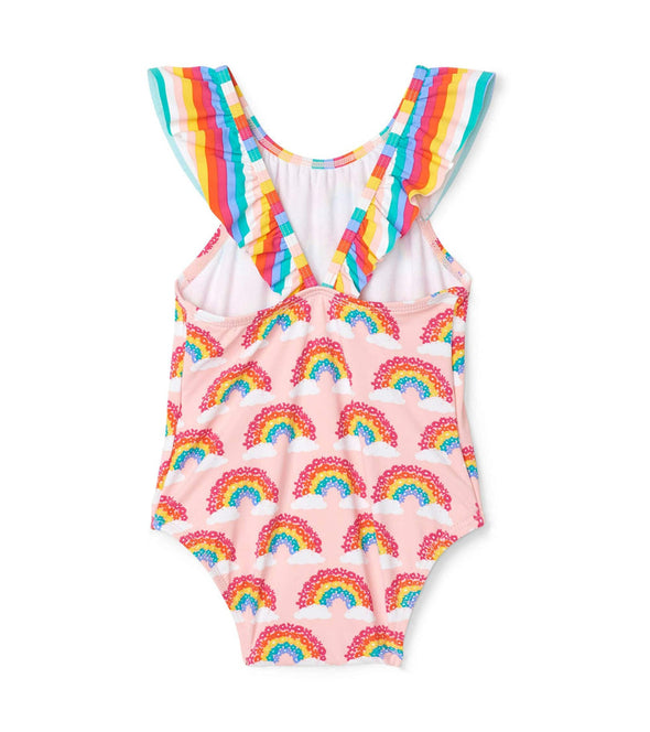 Hatley Magical Rainbows Baby Ruffle Swimsuit