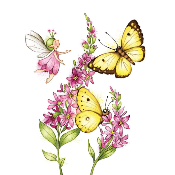 Burren Flower Fairies Butterflies Mixed Box of Notecards