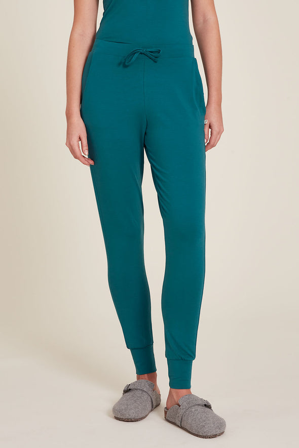 Tranquillo Bermuda Blue Tencel Joggers