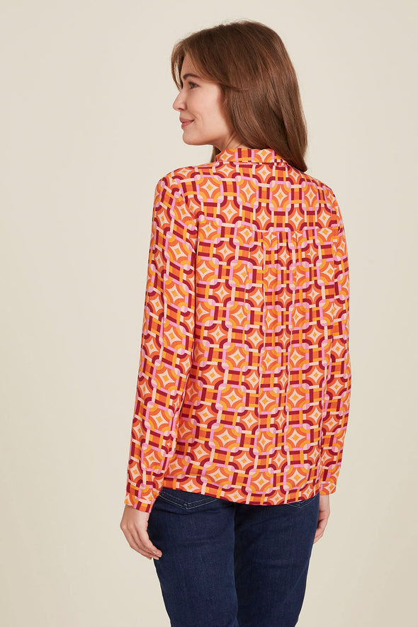 Tranquillo Squares EcoVero Blouse