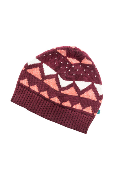 Tranquillo Wine Patterned Beanie
