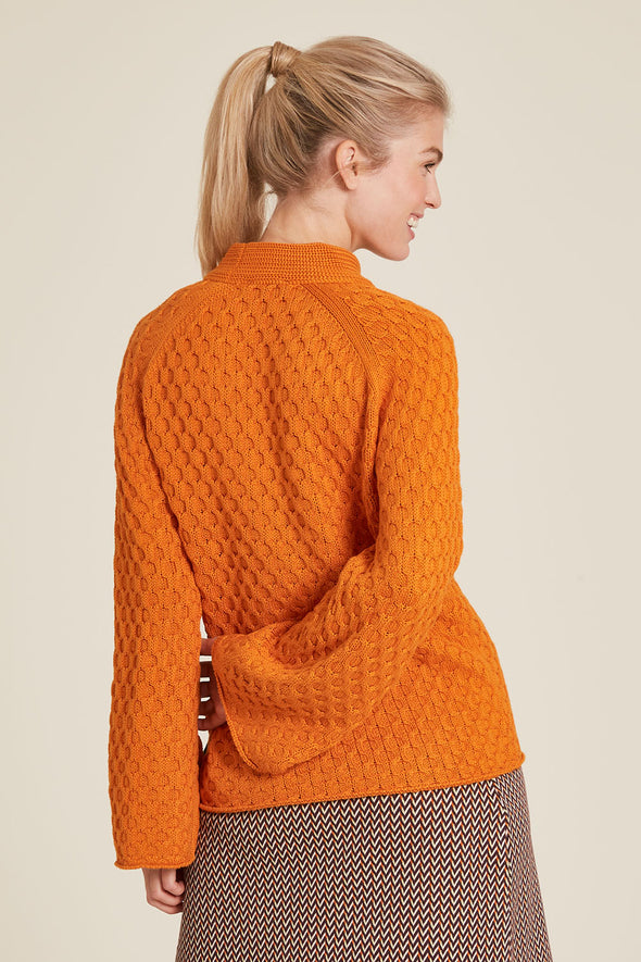 Tranquillo Dark Peach Organic Cotton Chunky Jumper